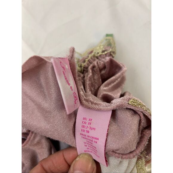 Renaissance Princess dress 2-3t pink gold costume - Picture 7 of 10